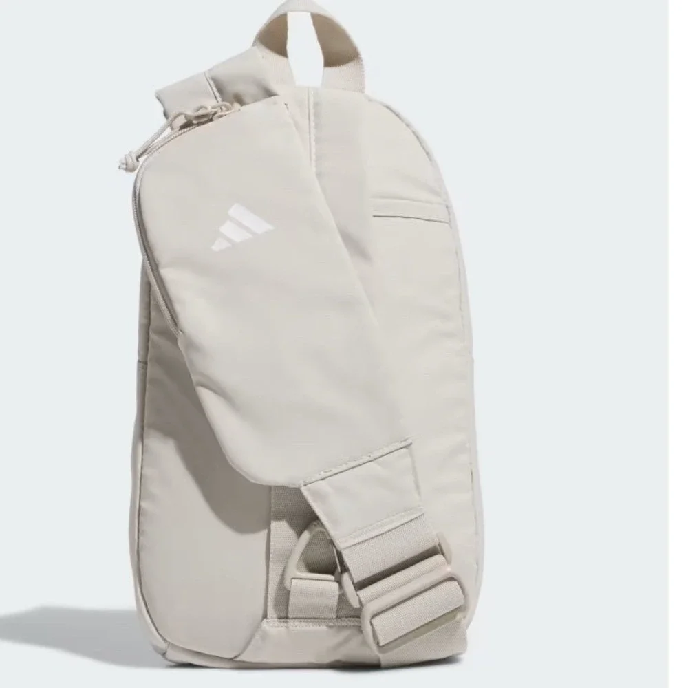 Adidas Essentials 2‎ Sling Crossbody Bag Alumina Beige Grey 5156410 NWT